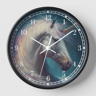 Horloge Unicorn Imaginaire Art