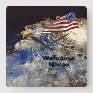 Horloge USA Whirling Earth