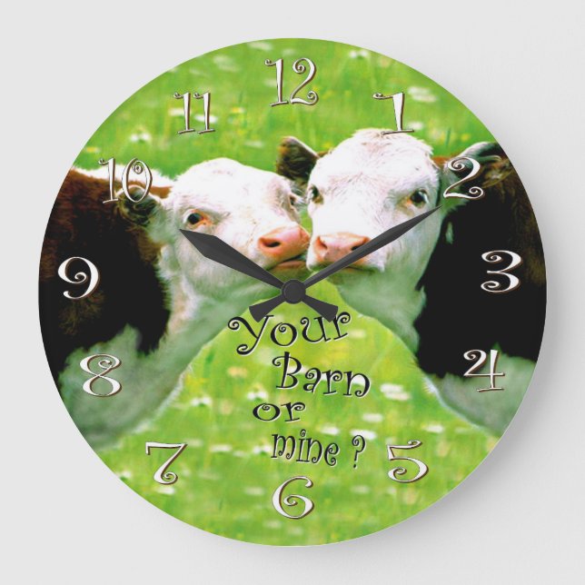 Horloge vache (Recto)