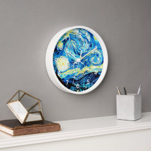 Horloge Van Gogh, Starry Night,