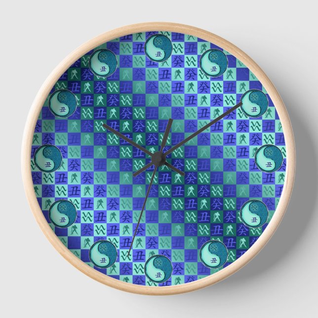 Horloge Verseau & Boeuf d'eau (Recto)