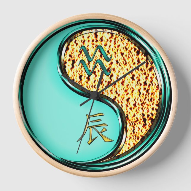 Horloge Verseau & Dragon de Feu (Recto)