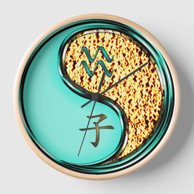 Horloge Verseau & Rat de Feu (Recto)