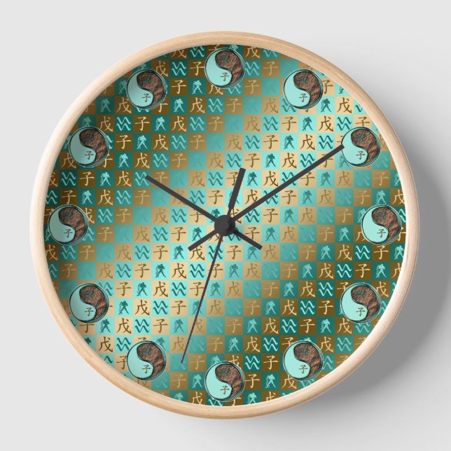 Horloge Verseau & Rat de Terre (Recto)