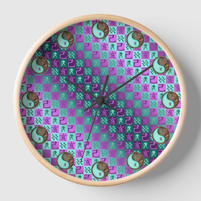 Horloge Verseau & Terre Sanglier (Recto)