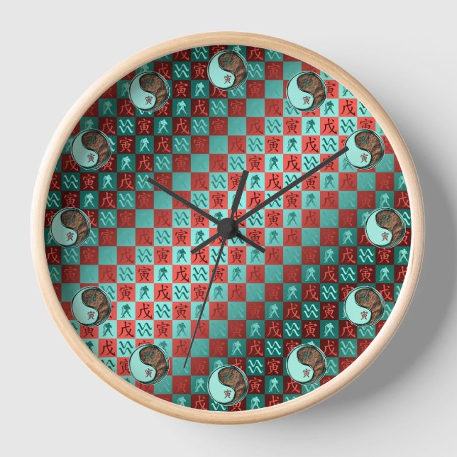 Horloge Verseau & Tigre de Terre (Recto)