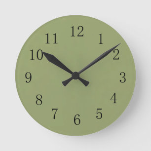 Horloge vert Avocado