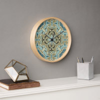 Vert gris Turquoise bleu ocre Hip Bohême Bali Art