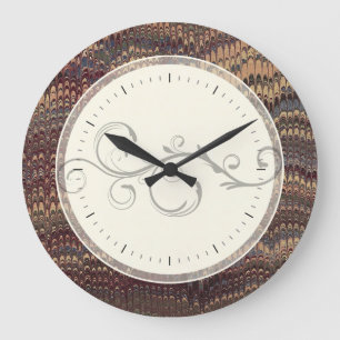 Horloge victorienne vintage de marbre antique