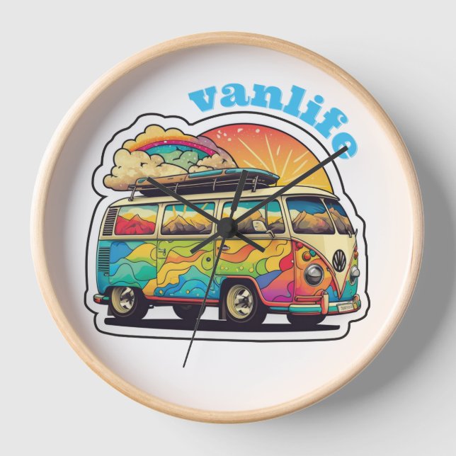Horloge Vie Vanlife (Recto)