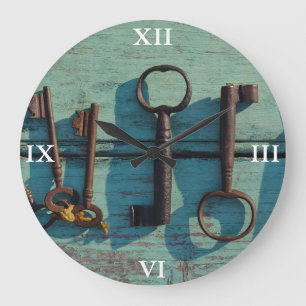 Horloge : Vieilles clés de squelette