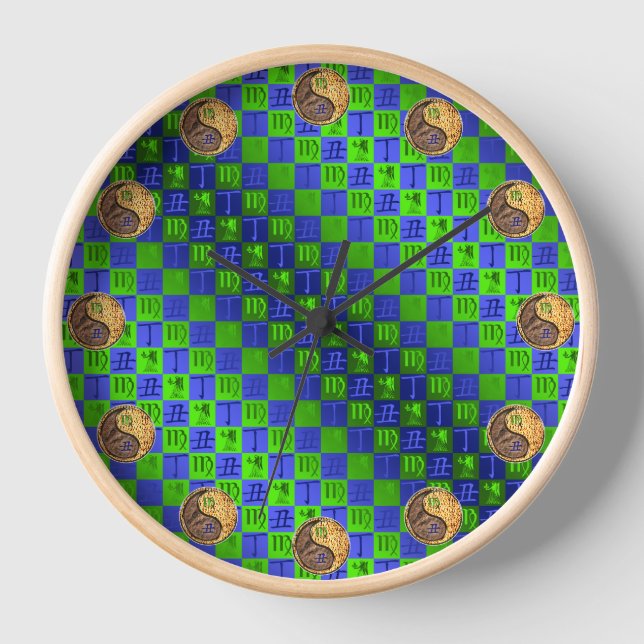 Horloge Vierge & Bœuf de Feu (Recto)