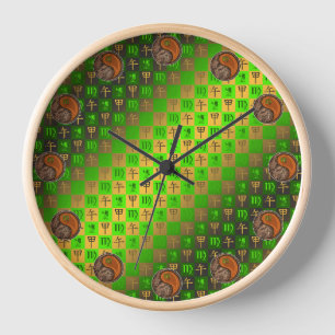 Horloge Vierge & Cheval de Bois