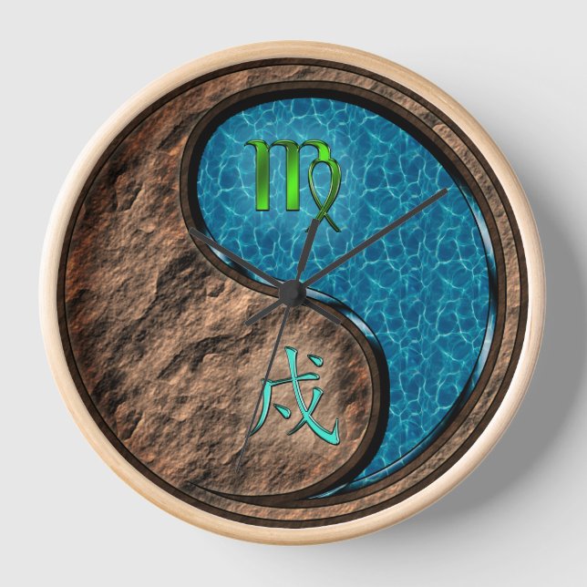 Horloge Vierge & Chien d'Eau (Recto)