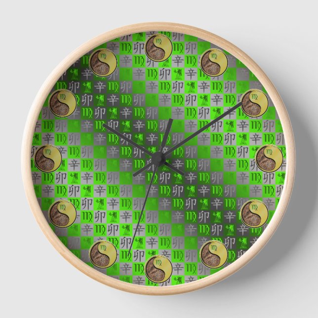 Horloge Vierge & Lapin de Métal (Recto)