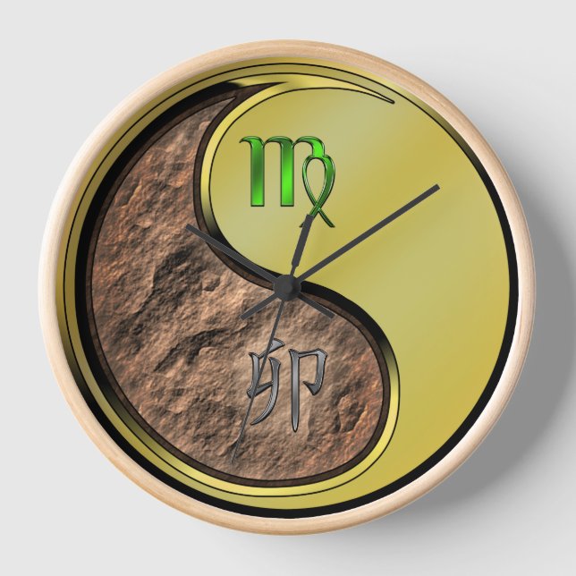 Horloge Vierge & Lapin de Métal (Recto)