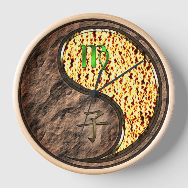 Horloge Vierge & Rat de Feu (Recto)