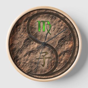 Horloge Vierge & Rat de Terre