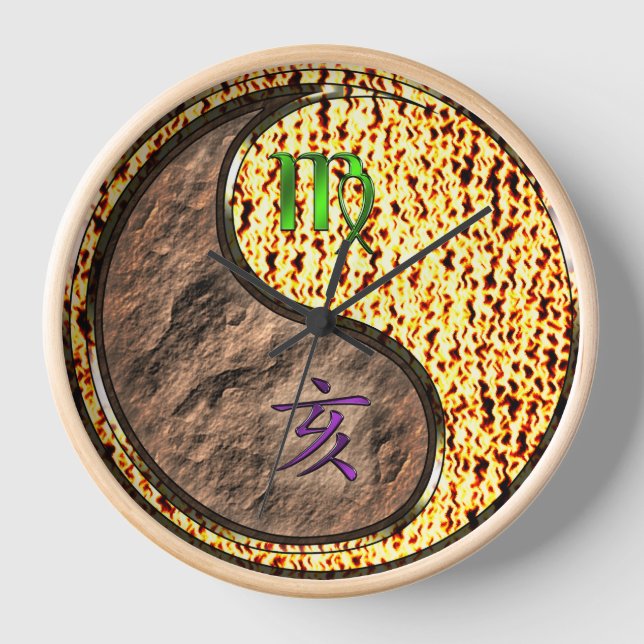 Horloge Vierge & Sanglier de Feu (Recto)