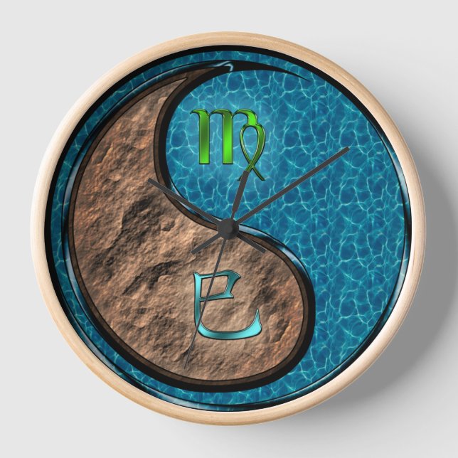Horloge Vierge & Serpent d'eau (Recto)