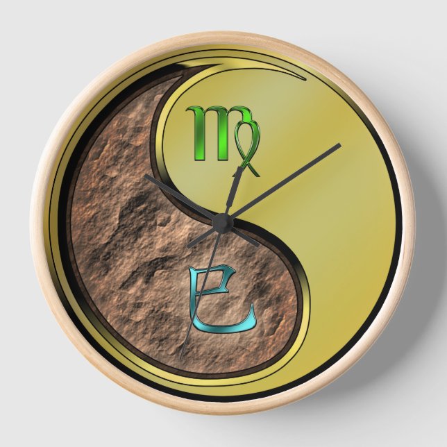 Horloge Vierge & Serpent Métal (Recto)