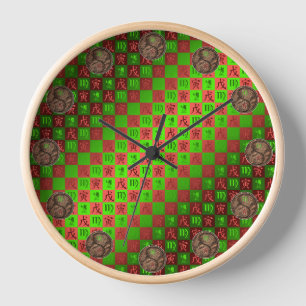 Horloge Vierge & Tigre de Terre