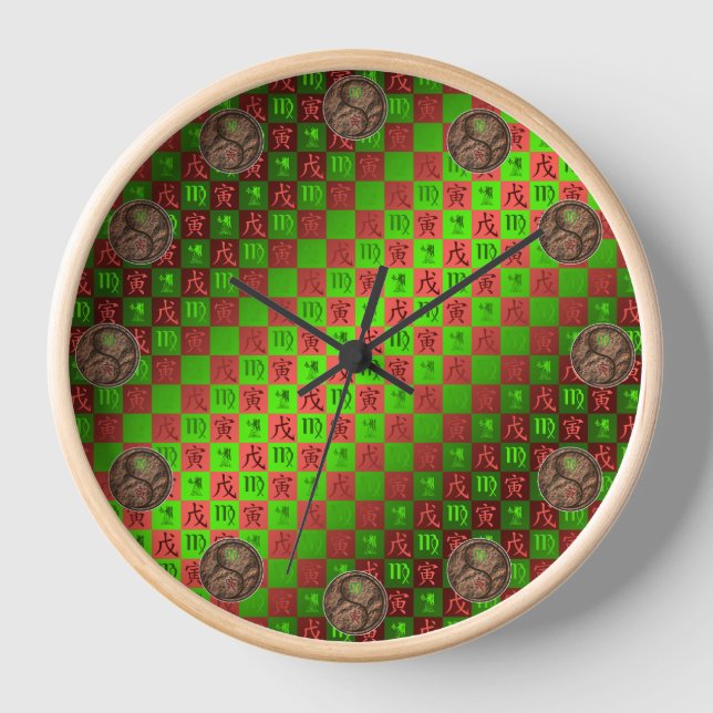 Horloge Vierge & Tigre de Terre (Recto)