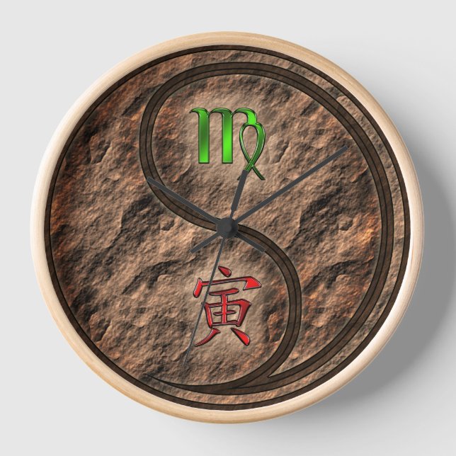 Horloge Vierge & Tigre de Terre (Recto)