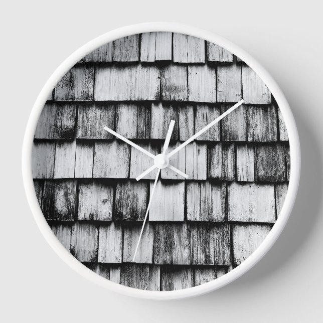 Horloge Vieux Mur en Bois (Recto)