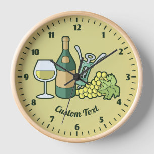 Horloge Vin blanc