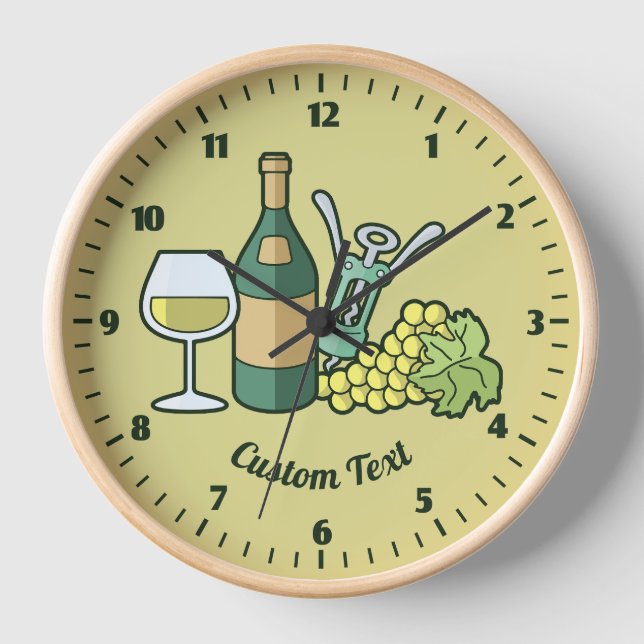 Horloge Vin blanc (Recto)