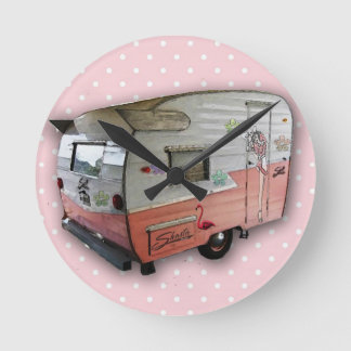 horloge vintage de la remorque shasta