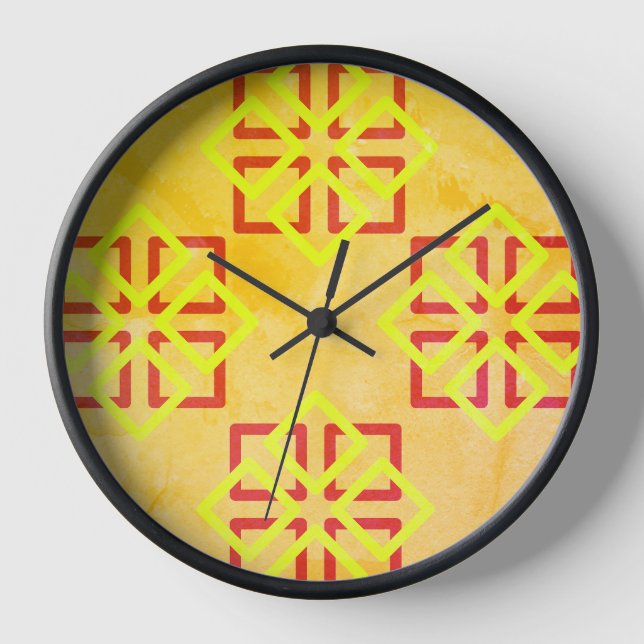 Horloge Vintage et jaune doré  (Recto)