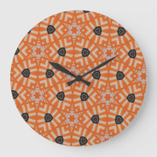 Horloge Vintage Orange Retro