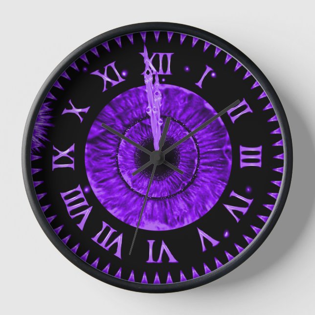 Horloge Violet de Minuit (Recto)