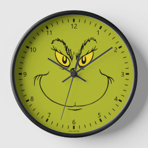 Horloge Visage de Grinch qui a volé Noël