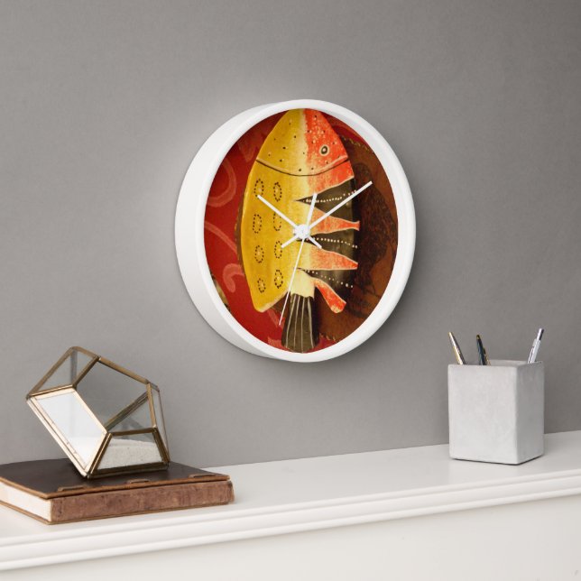 Horloge Vivaneuse rouge (Bureau)