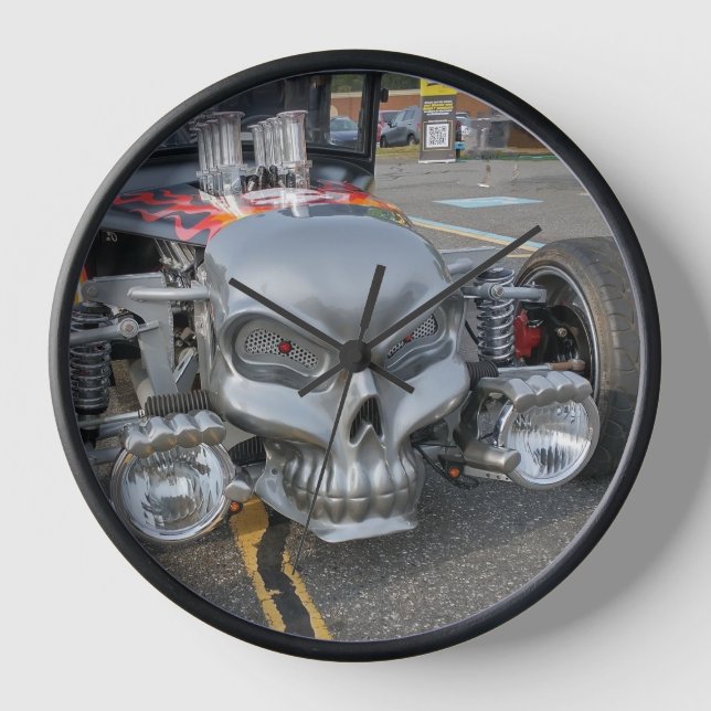 Horloge Voiture Hotrod Scull (Recto)