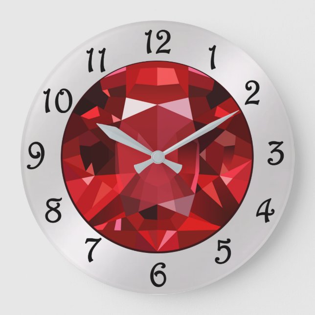 Horloge volumineuse Ruby (Recto)