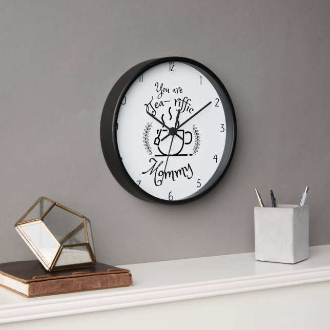 Horloge vous êtes une maman formidable (Bureau)