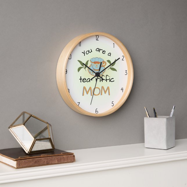 Horloge vous êtes une maman formidable (Bureau)