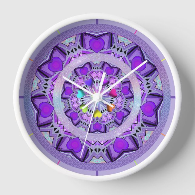 Horloge W2 pourpre (Recto)