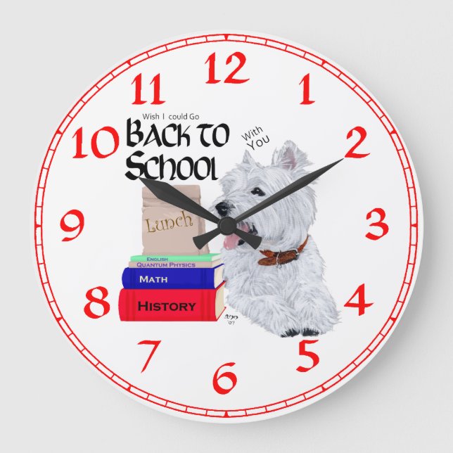 Horloge West Highland White Terrier (Recto)