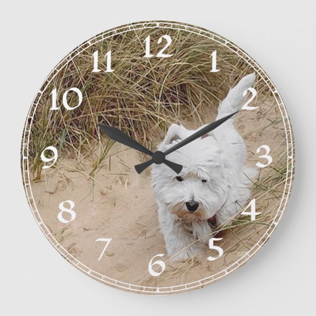 Horloge West Highland White Terrier (Recto)