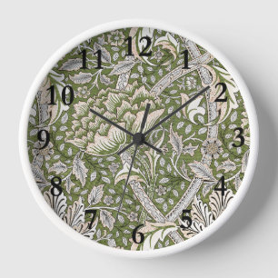Horloge william morris windrush fleurs florales classique