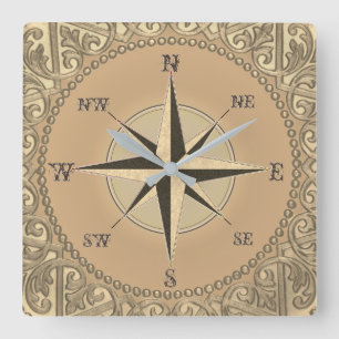 Horloge Windrose