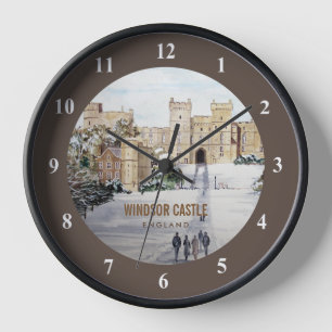 Horloge Winter at Windsor Castle