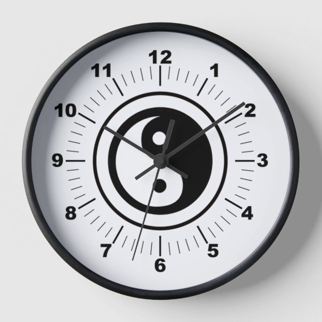 Horloge Yin Yang (Recto)