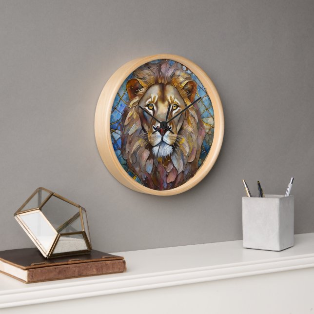 Horloge Zodiaque - Lion le Lion (Bureau)