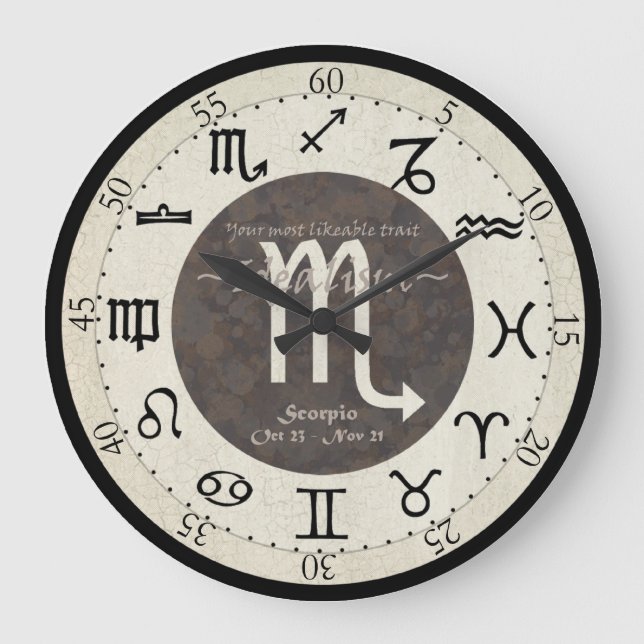 Horloge Zodiaque - Scorpio (Recto)
